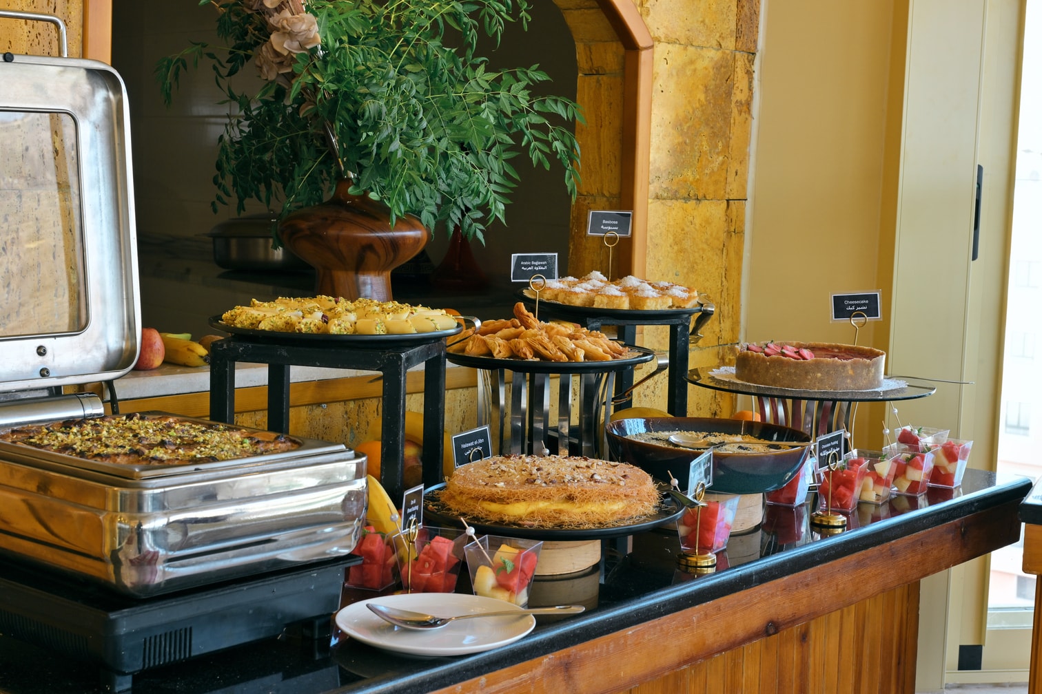 Petra Breeze Restaurant sweet buffet station